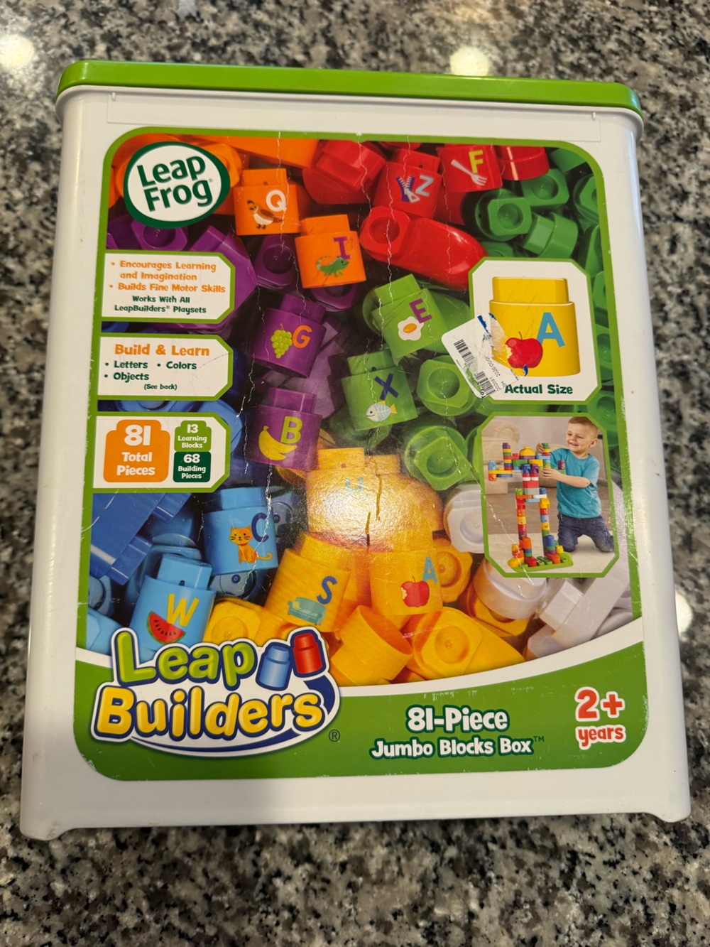 Leap Builders Colorful Stacking Blocks Set